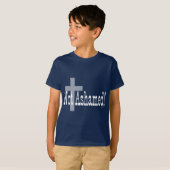 恥じなかった! ロマンの1:16 (十字と) Tシャツ (正面フル)
