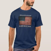 恥ずかしいアメリカ国旗 Tシャツ (正面)