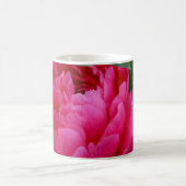 恥ずかしいピンク牡丹 コーヒーマグカップ (中央)