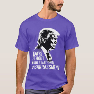 恥ずかしい国になってからの日数 0日 Hum Tシャツ