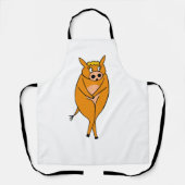 恥ずかしい牛のエプロン エプロン (正面)