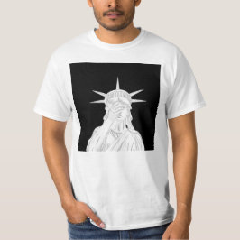 恥ずかしい自由の女神 アメリカの混乱が販売中 Tシャツ