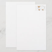 恥ずかしい 便箋 (正面/裏面)