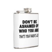 恥ずかしがらないで フラスク (右)