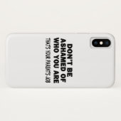 恥ずかしがらないで Case-Mate iPhoneケース (裏面(横))