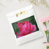 恥ずかしがりピンクの芍薬 フェイバーバッグ (封をした状態)