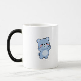 恥ずかしがりベア ミニマルかわいいスタイル モーフィングマグカップ