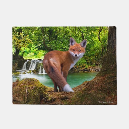 「恥ずかしがり屋の小さいヴィクセン」 ドアマット (正面)