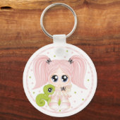 恥ずかしがり屋 キーホルダー (正面)