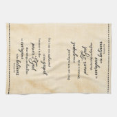 恥ずかしくない粗布 キッチンタオル (横)