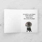 恥ずかしさのコーンはよくカードを得る カード (内部)