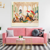 恥と後悔、トラギ漫画遊」 キャンバスプリント (インサイチュ (リビング))