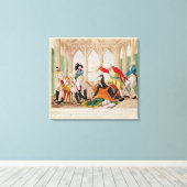 恥と後悔、トラギ漫画遊」 キャンバスプリント (インサイチュ (ウッドフロア))