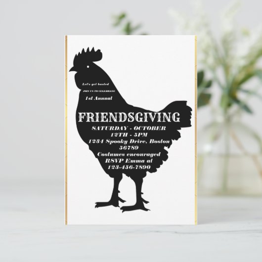 恥をかかせよう |招待 招待状 (スタンド正面)