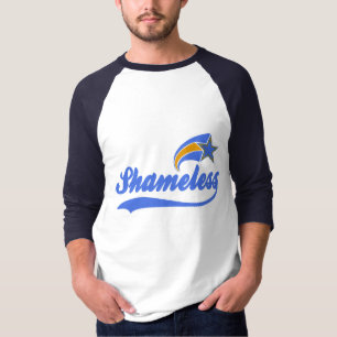 恥知らずな星のフェイクな野球のTシャツ Tシャツ