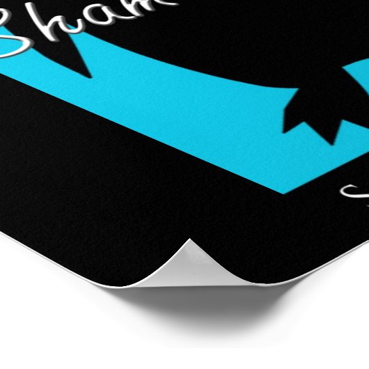 恥知らずのスケートボード ポスター (角)