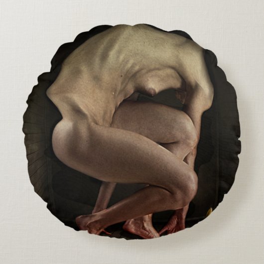 恥2012年 ラウンドクッション (正面)