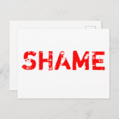 恥 ポストカード (正面/裏面)