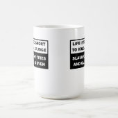 恨みを抱く面白いマグカップ コーヒーマグカップ (中央)