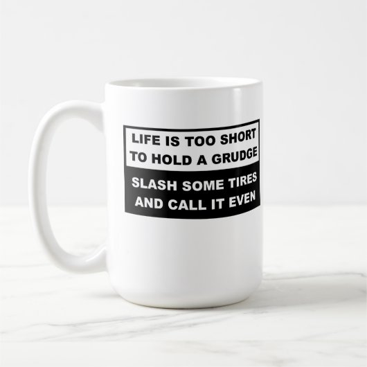 恨みを抱く面白いマグカップ コーヒーマグカップ (左)