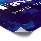 恩を仇で受け取れ。宇宙結婚徴候海軍夜 ポスター (角)