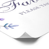 恩を仇で受け取れ。紫結婚花 ポスター (角)