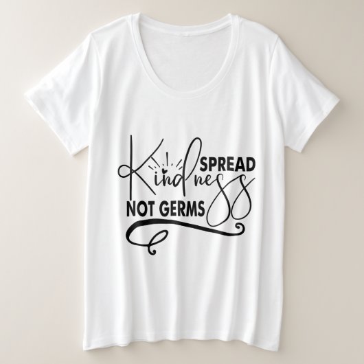 恩を売る プラスサイズTシャツ (デザイン正面)