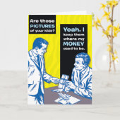 恩人に幸せな父お気に入りのの日。 カード (黄色い花)