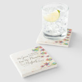 恩寵に堪えず ストーンコースター (横)