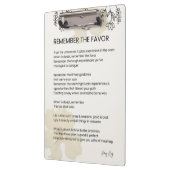 恩寵を覚え – 恵みの高揚詩 クリップボード (左)