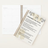 恩寵を覚え – 恵みの高揚詩 プランナー手帳 (ディスプレー)