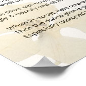 恩寵を覚え – 恵みの高揚詩 ポスター (角)