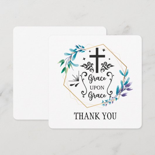 恩寵 サンキューカード (正面/裏面)