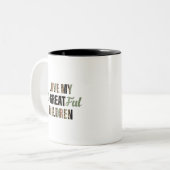 恩知らずの子どもたちを素晴らし愛する ツートーンマグカップ (正面左)