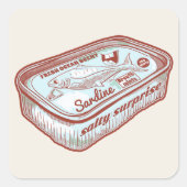 息おもしろいの匂い スクエアシール (正面)