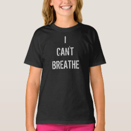 「息ができない」ブラックTシャツ | キッズ Tシャツ