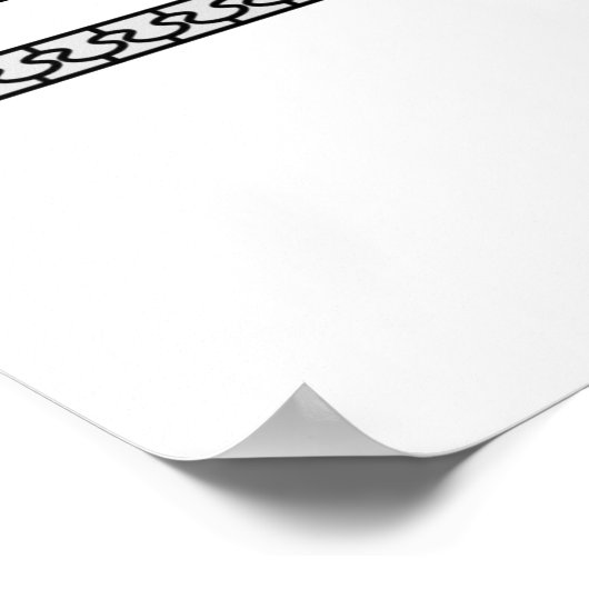 息ができない ポスター (角)