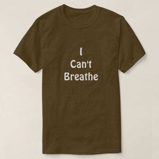 息ができない Tシャツ (デザイン正面)