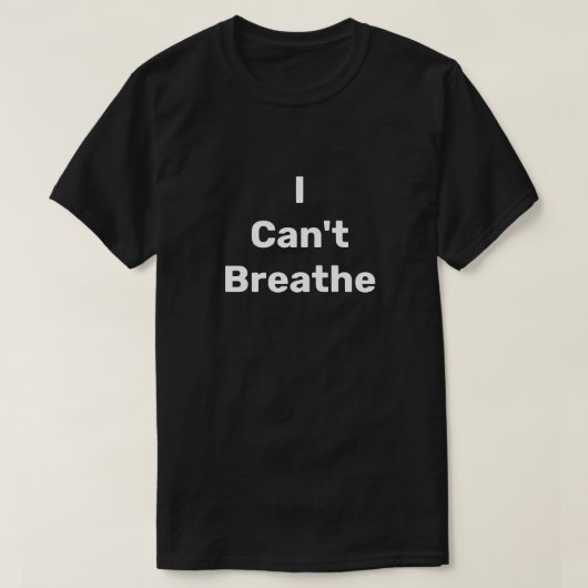 息ができない Tシャツ (デザイン正面)