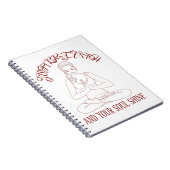 息だけで魂を輝かせるTシャツ ノートブック (右側)