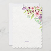 息の春招待状 招待状 (裏面)