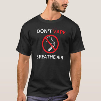 息をしないで空気を吸うアンチ蒸発プレミアム Tシャツ