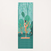 息をするヨガすごいガール ヨガマット (正面)