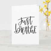 息をする カード (黄色い花)