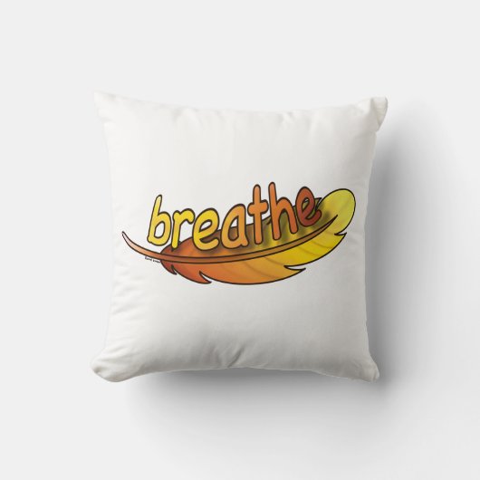 息をする  クッション (正面)