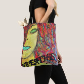 息をする トートバッグ (クローズアップ)