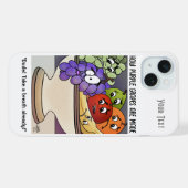 息をする iPhoneケース (裏面横)