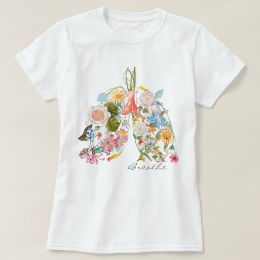 息をする Tシャツ (デザイン正面)