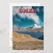 息をのむようなオマーン美しい シーズンカード (正面/裏面)