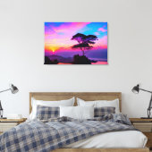 息をのむようなサンセットランドスケープキャンバスプリント キャンバスプリント (インサイチュ (寝室))